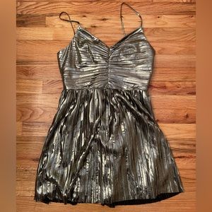 Michael Kors metallic mini dress